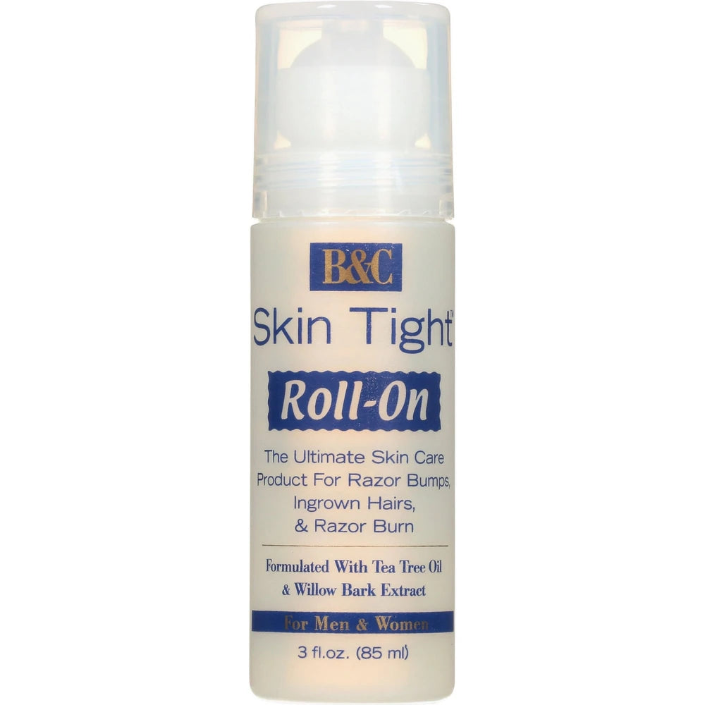 B&C Skin Tight Roll-On Razor Bumps. Ingrown Hairs & Razor Burn Treatment 3 oz 3 fl oz (Pack of 12)