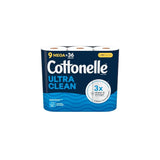 Cottonelle Ultra Clean Toilet Paper 9 pack 41.6oz (Pack of 4)