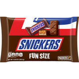 Mars Snickers Fun Size 10.59 oz (Pack of 18)