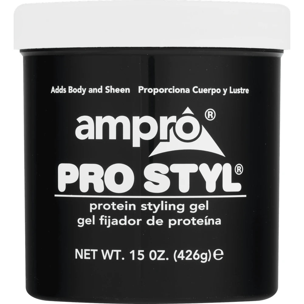 Ampro Pro Styl Protein Styling Gel 15 oz Moisturizing Unisex 15oz (Pack of 12)