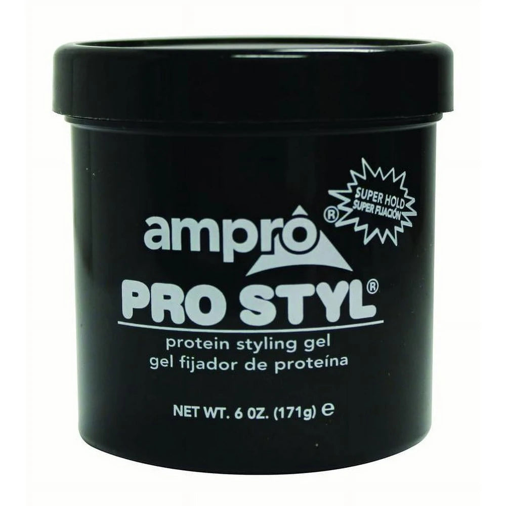 Ampro Pro Styl Protein Gel Super Hold 6 oz. Moisturizing Unisex 6oz (Pack of 24)