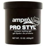 Ampro Pro Styl Super Hold Protein Styling Gel 15 oz. Moisturizing Unisex 15oz (Pack of 12)