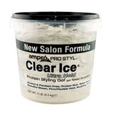 Ampro Clear Ice® Ultra Hold Protein Styling Gel for Resistant Hair Textures 5lb 80oz (Pack of 6)