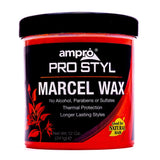 Ampro Pro-Styl Marcel Wax 12 oz All Hair Type Frizz Control Moisturizing Un 12 oz (Pack of 12)