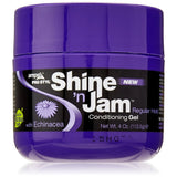 Ampro Shine n Jam® Extra Hold Unisex Conditioning Styling & Braiding Gel 8 oz. 4oz (Pack of 6)