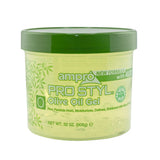 Ampro Pro Style 32 oz. Olive Oil Hair Gel Very Moisturizing Unisex 32oz (Pack of 6)