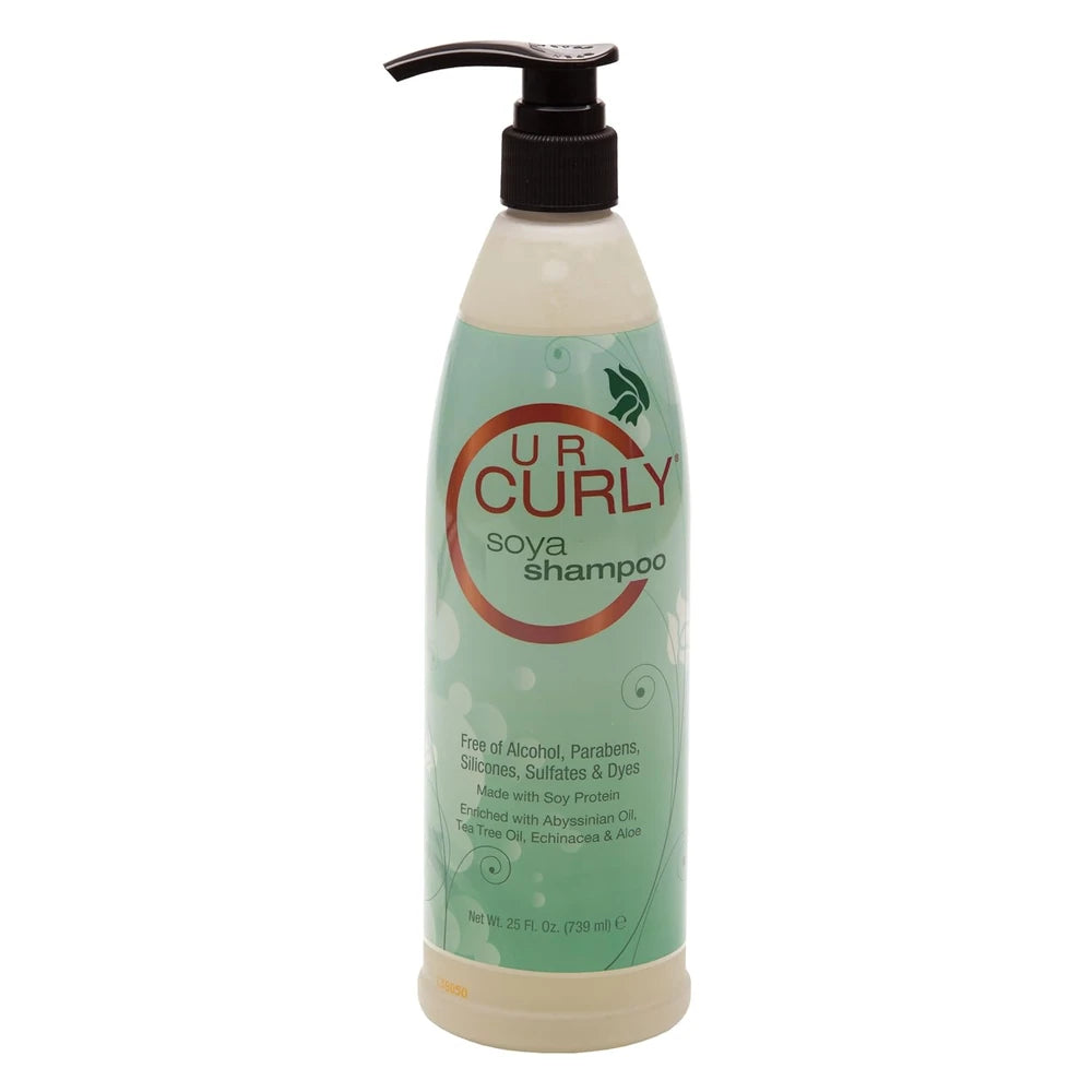 U R Curly Soya Shampoo 25.0 FL OZ 25 fl oz (Pack of 6)