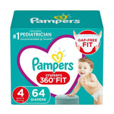 Pampers Cruisers 360 Diapers, Super Pack Size 4 67.2oz (Pack of 1)