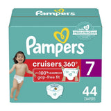 Pampers Diapers - Cruisers 360 - Size 7 44 Count 50.4oz (Pack of 1)