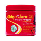 Ampro Shine N Jam® Magic Fingers® Unisex Gel for Braiders 16 oz Gel Frizz Cont 16oz (Pack of 6)