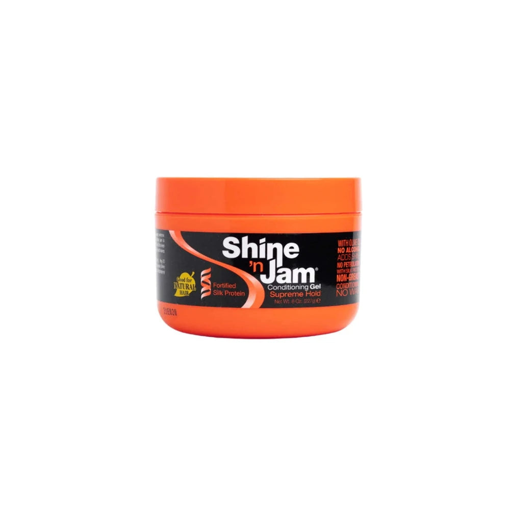 AMPRO - Shine N Jam Conditioning Gel Supreme Hold 8oz (Pack of 6)
