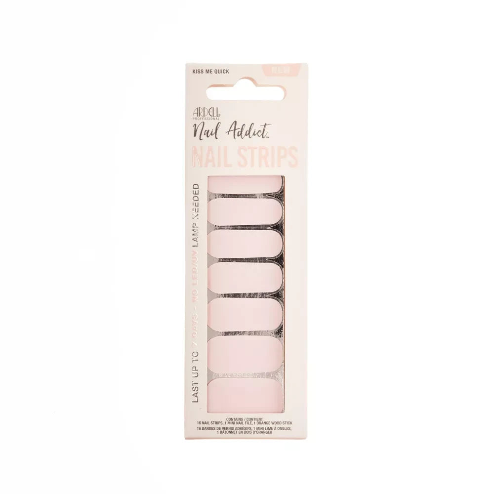 Ardell Nail Addict Nail Strips Kiss Me Quick- 1 Ea 0.816oz (Pack of 48)
