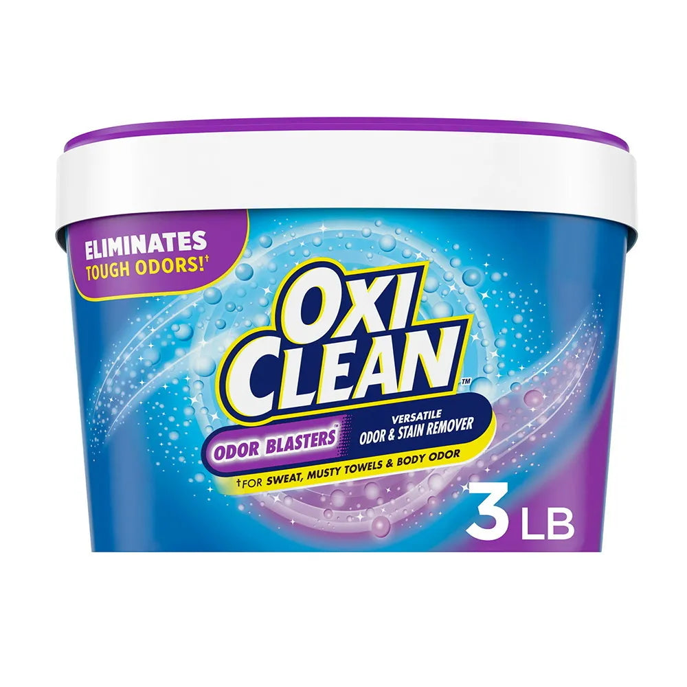 OxiClean Powder Versatile Stain Remover Odor Blasters Lavender 24Oz (Pack of 4)