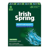 Irish Spring Moisture Blast Deodorant Soap 29.6Oz (Pack of 9)