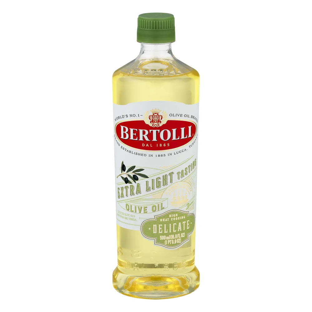 Bertolli Extra Light Tasting Olive Oil 17 oz (Pack of 12)