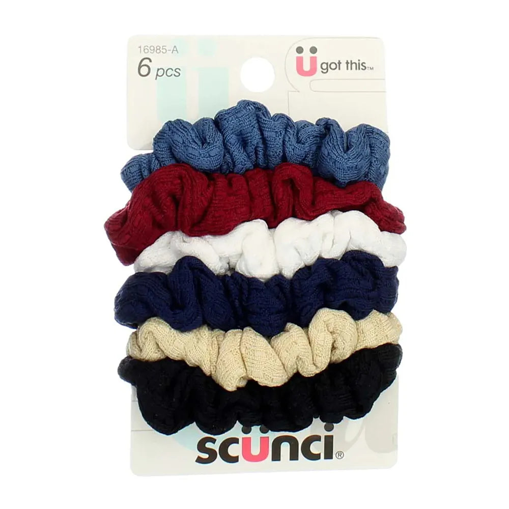 Scunci Effortless Beauty Mini Waffle Twisters 0.8Oz (Pack of 48)