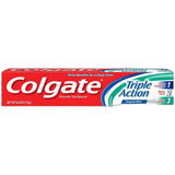 Colgate Triple Action Flouride Toothpaste Original Mint 6Oz (Pack of 24)
