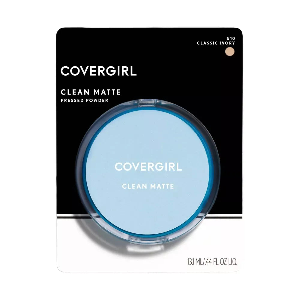 Cover Girl Clean Oil Control Pressed Powder Classic Ivory #510 0.44Oz (Pack of 72)