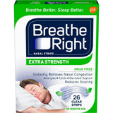 Breathe Right Extra Strength Clear Nasal Strips0.71oz (Pack of 24)