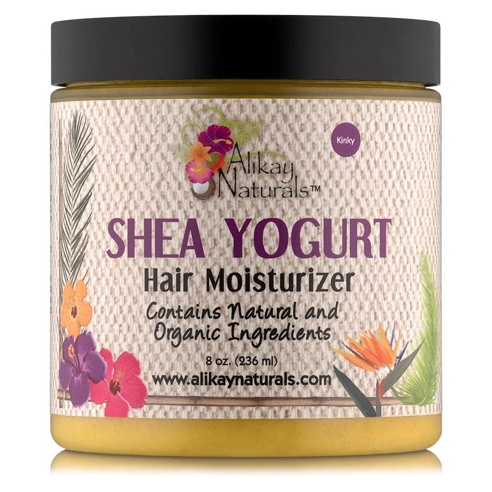 Alikay Naturals Shea Yogurt Moisturizing Hair Styling Cream with Coconut & Argan 8 Oz (Pack of 12)
