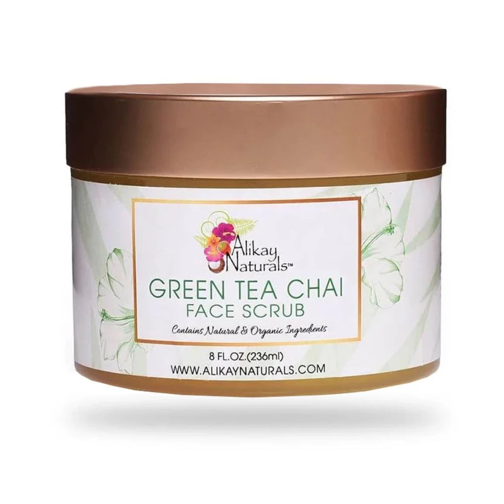 Alikay Naturals Green Tea Chai Face Scrub 8 Oz 8 Fl. Oz (Pack of 12)