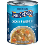 Progresso Traditional Chicken and Wild Rice Soups 19Oz (Pack of 12)