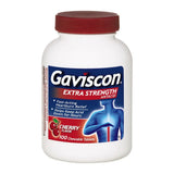 Gaviscon Antacid Extra Strength Cherry Chewable Tablets 12.8oz (Pack of 12)