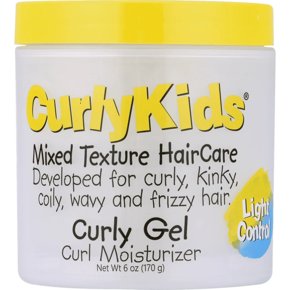 Curly Kids Mixed Hair Care Curl Moisturizing Jar Hair Styling Gel 6 fl oz Chil 6 Oz (Pack of 6)