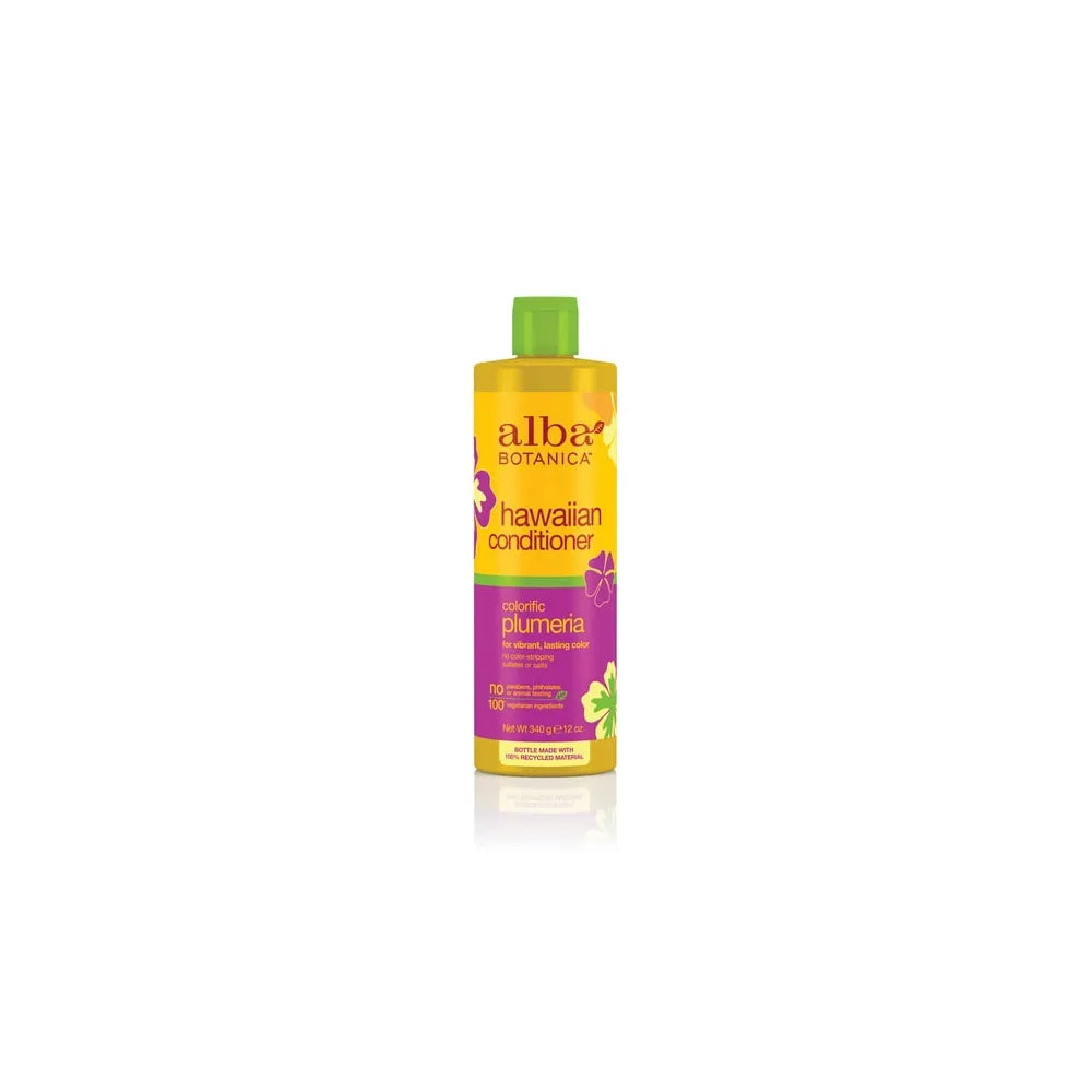 Alba Botanica Plumeria Replenishing Hair Conditioner 12Oz (Pack of 6)