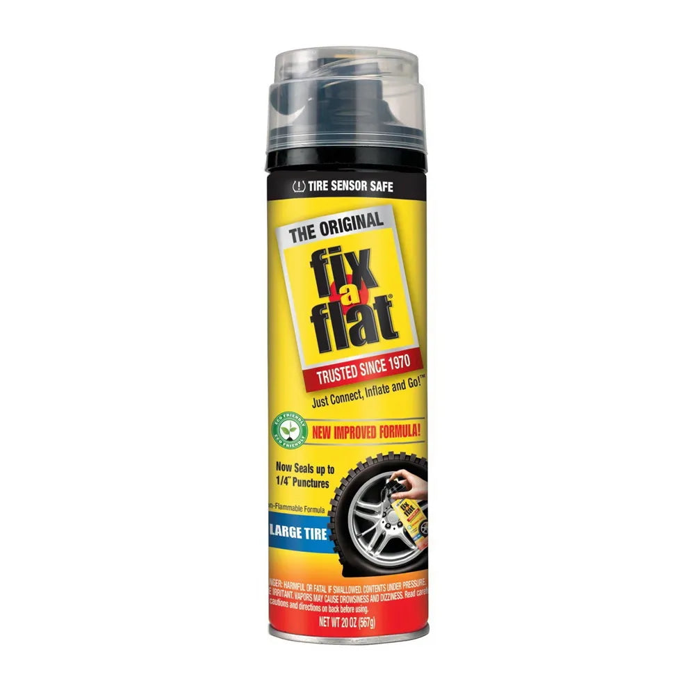 Fix-A-Flat Eco-friendly Aerosol Tire Inflator Standard Tires 20Oz (Pack of 6)