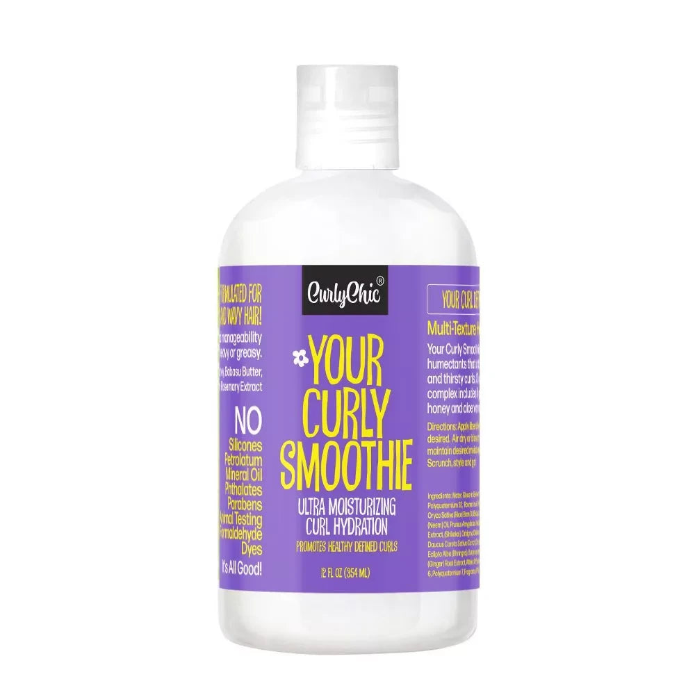Curly Chic - Your Curly Smoothie Ultra Moisturizing Curl Hydration 12 Fl. Oz (Pack of 6)