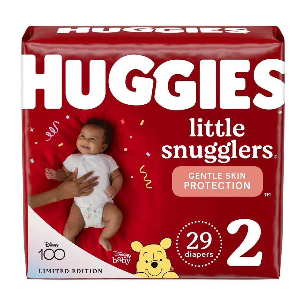 Huggies Little Snugglers Baby Diapers Jumbo Size 2 (Pack Of 4)