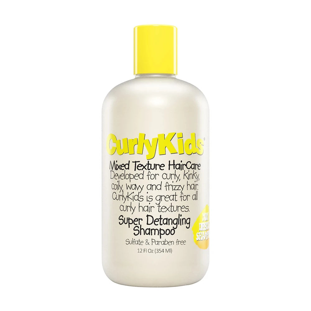 Curly Kids - Mixed Texture Hair Care Super Detangle Shampoo 12 Fl. Oz (Pack of 6)