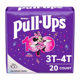 Huggies Pull Ups Girls Potty Training Pants Size 3t To 4t 27.36oz (Pack of 4)