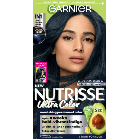 Garnier Nutrisse Dark Brown Nourishing Permanent Hair Color Creme 40 8.48oz (Pack of 12)