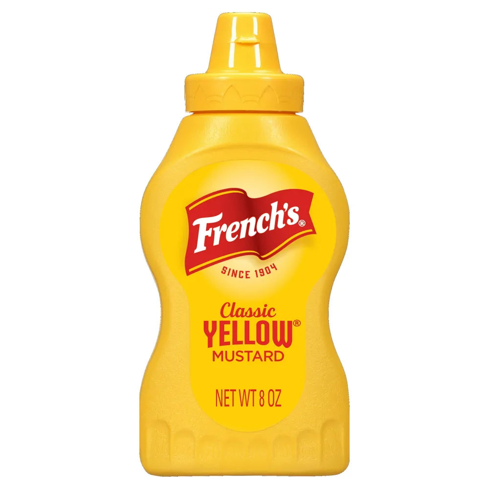 Frenchs Classic Yellow Mustard Squeeze Bottle 8Oz (Pack of 20)
