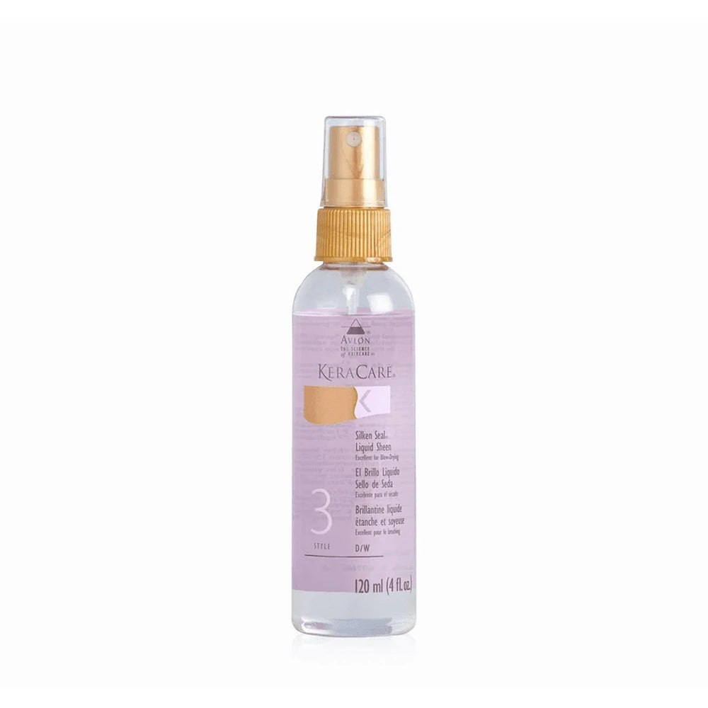 KeraCare Silken Seal Liquid Sheen by Avlon for Unisex - 4 oz Spray 4 Fl. Oz (Pack of 24)