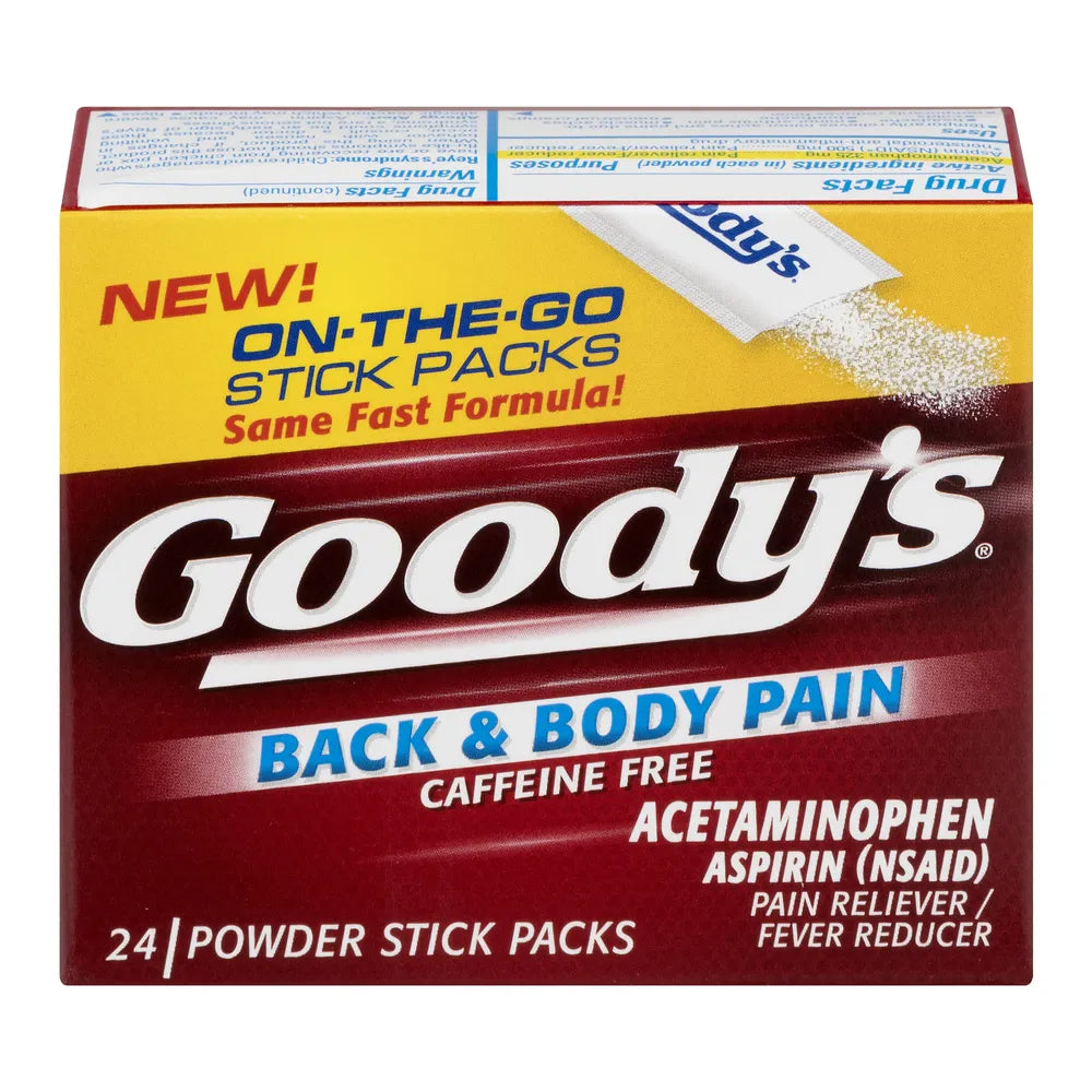 Goodys Back And Body Pain Formula Powder24 Ea 3.21oz (Pack of 36)