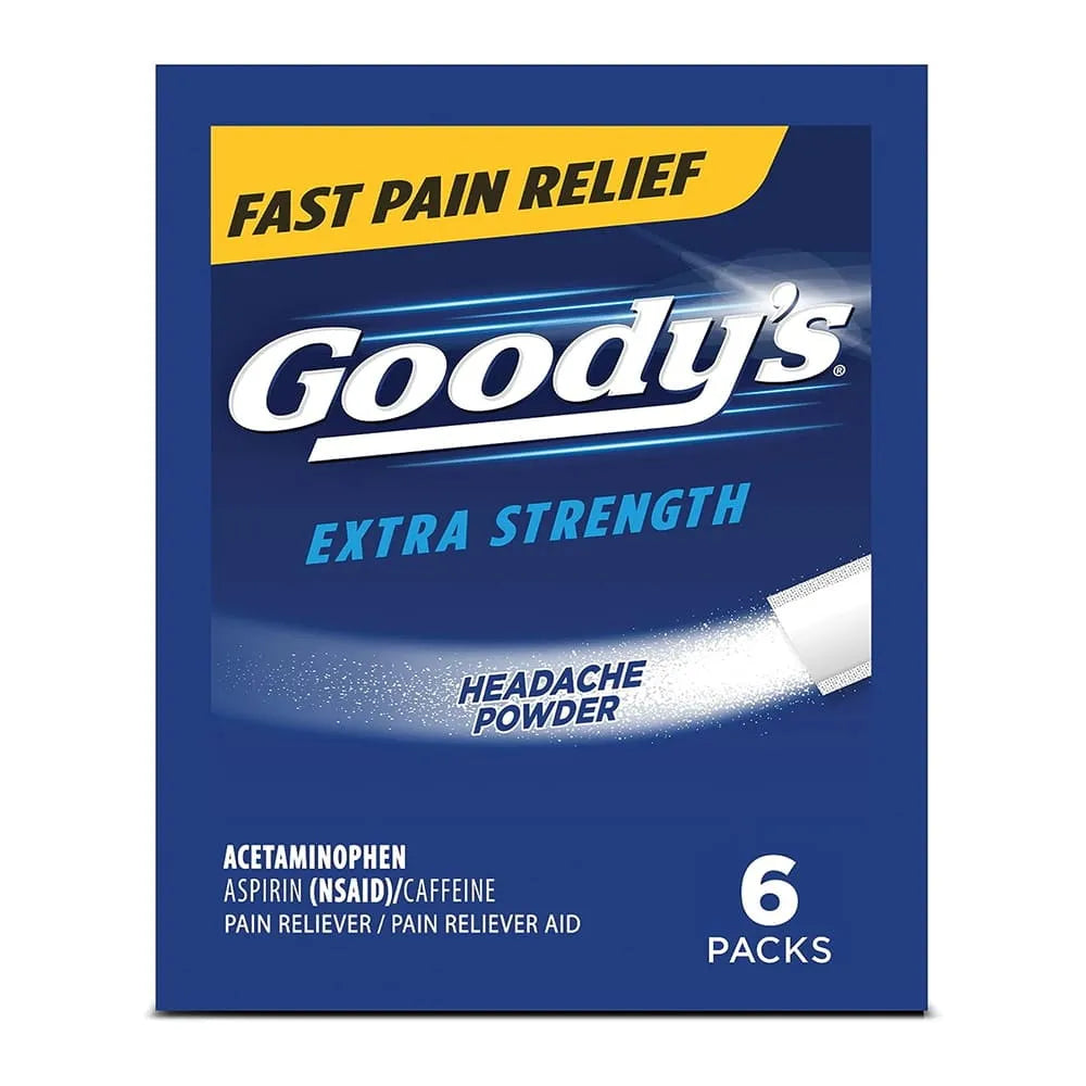 Goodys Extra Strength Headache Powder Pain Relief 0.32oz (Pack of 144)
