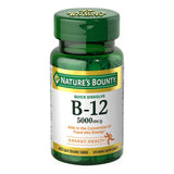 Natures Bounty Vitamin B-12 5000 mcg Quick Dissolve Tablets Natural Cherry Flavor 40 ea 1.13Oz (Pack of 24)