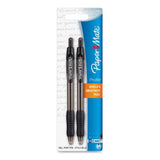 Paper Mate 89468 Black Profile Retractable Ballpoint Pens 2 Count 0.6Oz(Pack of 48)