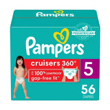Pampers Cruisers 360 Diapers Size 5 63.52Oz (Pack of 1)