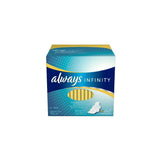 Always Infinity Regular Flow Protection Pads With Revolutionary Wings18 Pads 4.2Oz (Pack of 12)