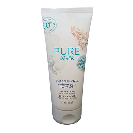 Gillette Venus Pure Shaving Cream Deep Sea Minerals 6Oz (Pack of 6)