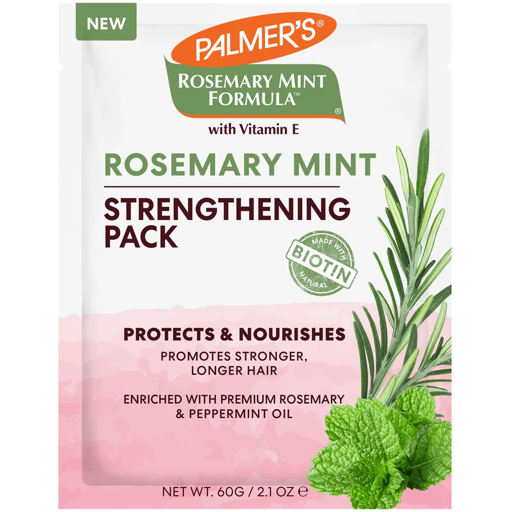 Palmer s Rosemary Mint Formula Strengthening Pack Conditioner; Hydrating Protec 2.1 Oz (Pack of 12)