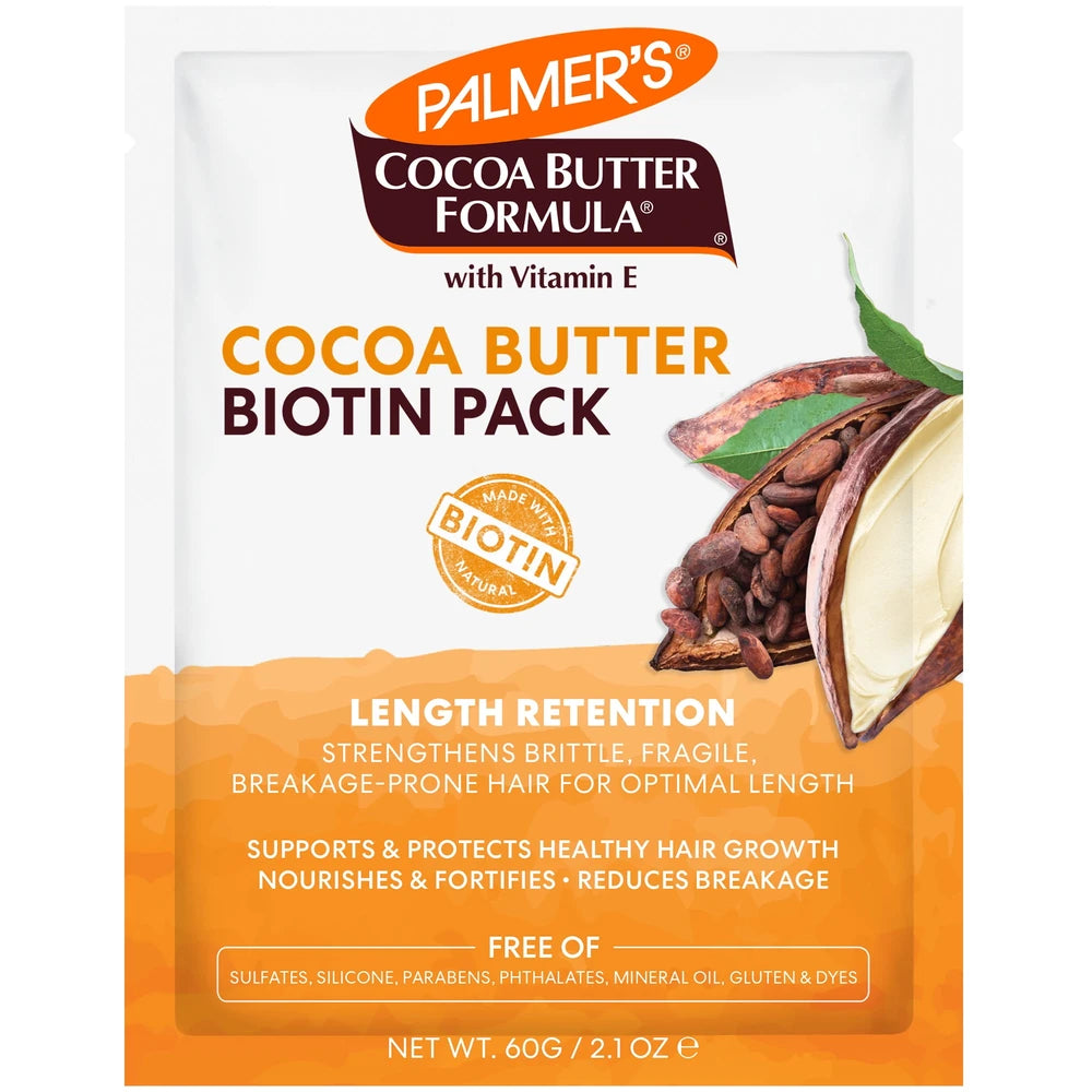 Palmer's Cocoa Butter & Biotin Length Retention Biotin Pack 2.1 Oz (Pack of 12)
