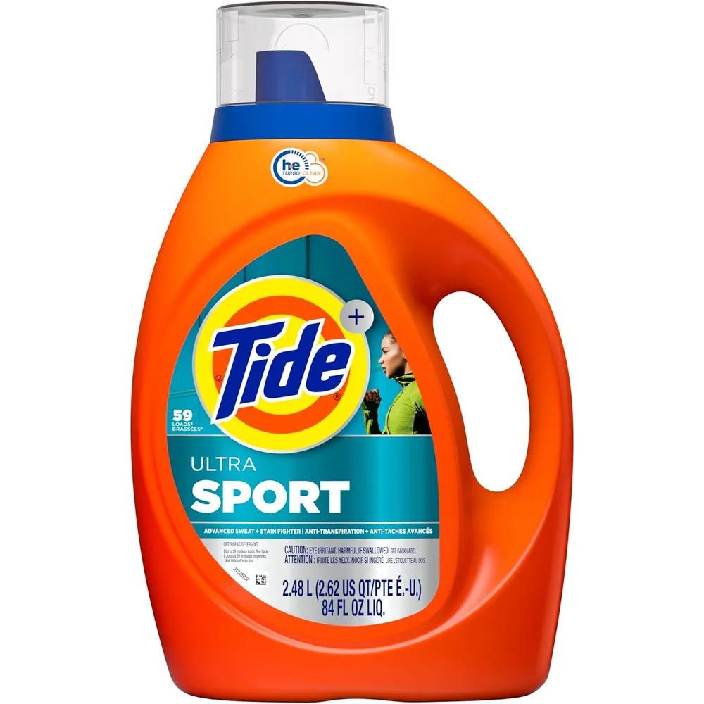 Tide Liquid Detergent Spring Febreze 84oz (59 Loads) (Pack of 4)
