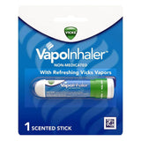 Vicks Vapoinhaler Non-Medicated Menthol Vapor 0.07Oz (Pack Of 12)