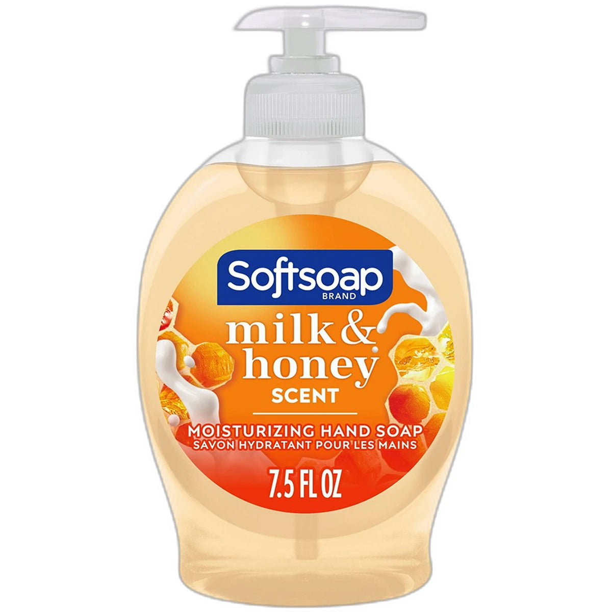 Softsoap Moisturizing Liquid Hand Soap Milk Protein and Honey 7.5Oz (Pack of 6)