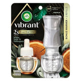 Air Wick Plug in Scented Oil Starter Kit (Gadget + 2 Refills) White Sage & Mahogany Air Freshener Essential Oils 1 Kit 7.83Oz (Pack of 3)